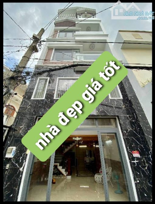 BÁN NHÀ ĐẸP 5 TẦNG 60M2 FULL NỘI THẤT CAO CẤP, NGAY EMART PHAN HUY ÍCH, GÒ VẤP. GIÁ CHỐT T - 1