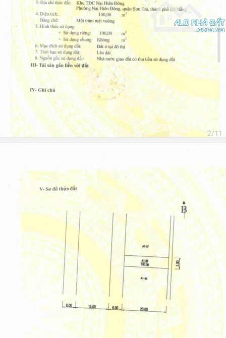 Bán Hồ Hán Thương đường 15m sát sông Hàn gần toà Penisula - 1