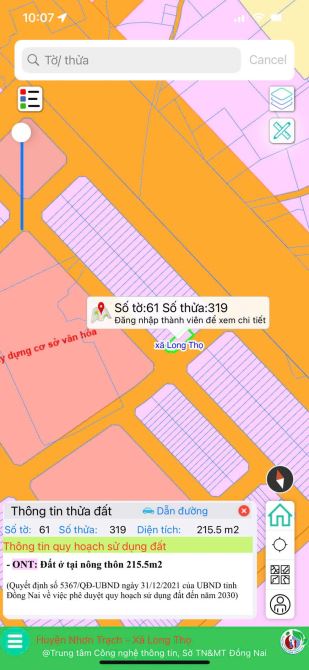 LÔ NÓNG HỔI ! CHỈ 6 TỶ, SỞ HỮU NGAY LÔ 215M2  FULL THỔ CƯ, SỔ HỒNG CHÍNH CHỦ, SADOLAND - - 1