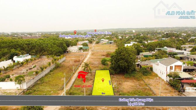 8x30 (240m2) Trần Quang Diệu Tân Phước Gần Biển Giá Rẻ - 1