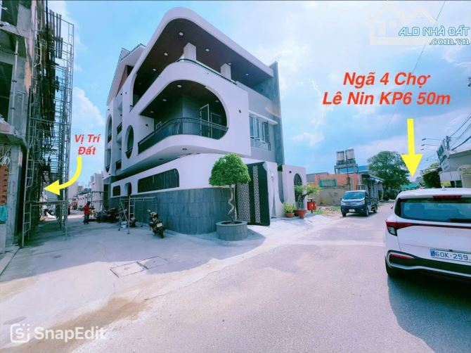 D205 🆘Còn lại 1 lô duy nhất gần chợ kp 6 ( Lê Nin) P.Tân Biên GX Hà Nội -Giá chỉ 2tỉ200 - 1