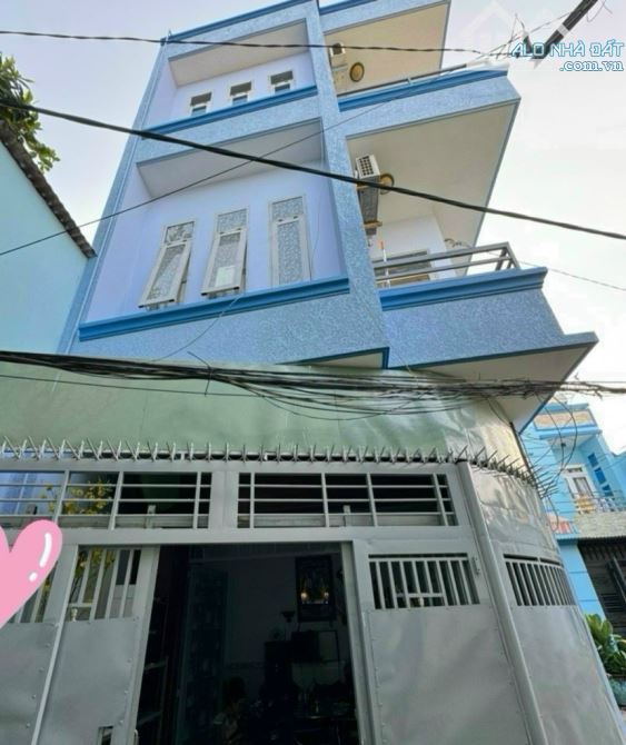 Nhỉnh 8 đồng, nhà Mt 4 tầng 15p cho thuê, Trung Mỹ Tây, Q12 - 1