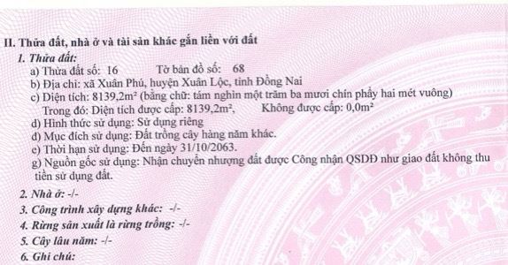 Bán 11500m2 Đất Nhà Vườn Gần Thành Phố Long Khánh-Nhà Vườn Nghỉ Dưỡng-Có Sẳn Nhà Và Vườn - 1