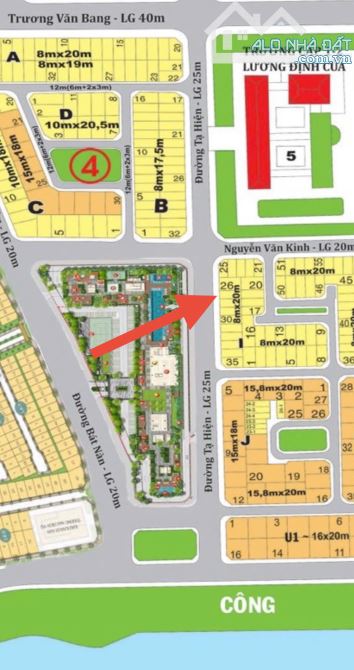 Bán đất 27 Tạ Hiện, 66 tỷ, 200m2, pháp lý đầy đủ, mặt tiền 25m - 1