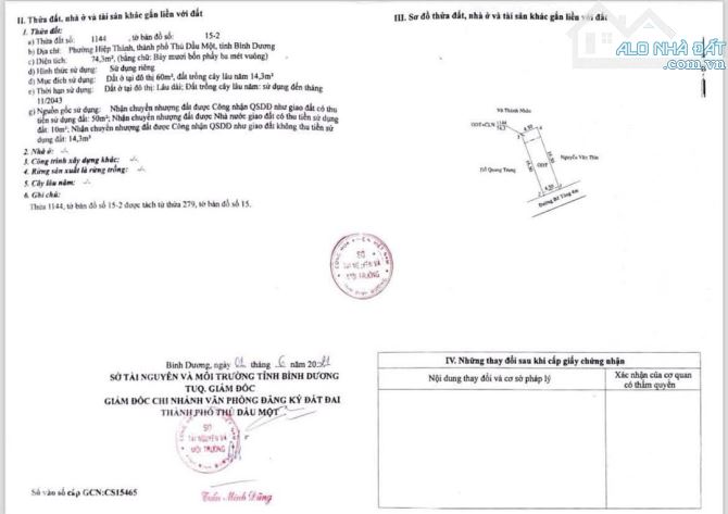 Bán nhà sát bên KDC Hiệp Thành 1, tp Thủ Dầu Một. 3p ngủ, sân ôtô,...đường ôtô thông. - 14