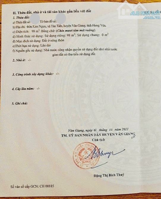 Cần bán 98m đất đẹp tại Kim ngưu - 2