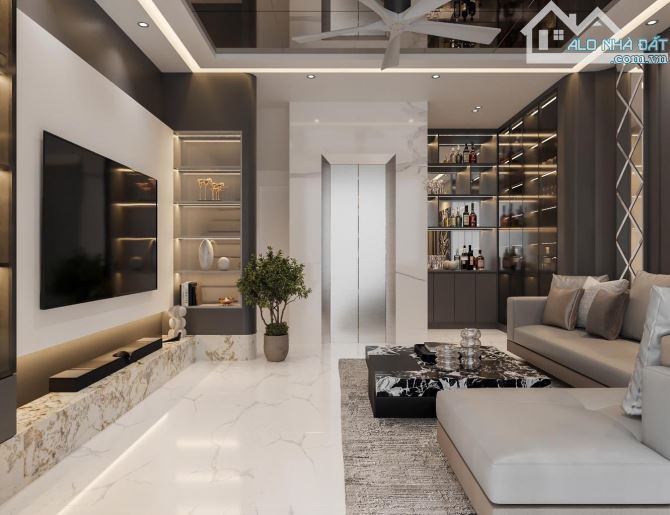 HỒNG TIẾN 40M2-7TẦNG- NHỈNH 8TỶ -THANG MÁY-TẶNG FULL NỘI THẤT - 2