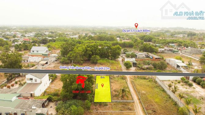 8x30 (240m2) Trần Quang Diệu Tân Phước Gần Biển Giá Rẻ - 2