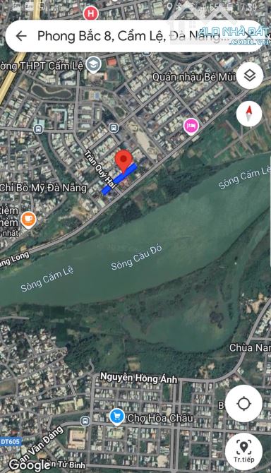 VIEW SÔNG! BÁN ĐẤT BIỆT THỰ 320M2 – 9,38 TỶ - MT PHONG BẮC 8 - Q. CẨM LỆ - 2
