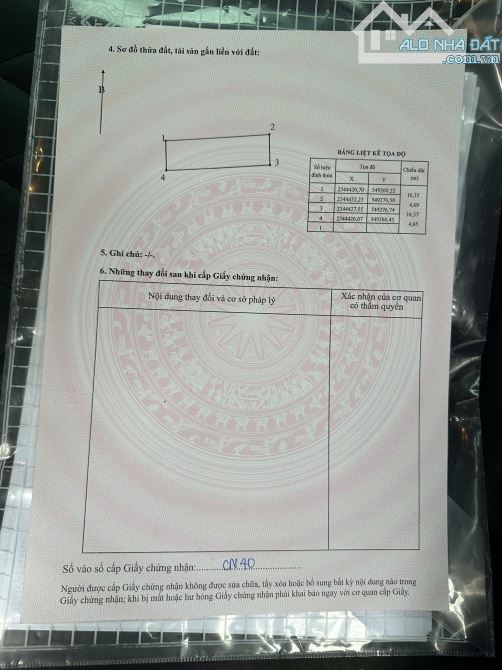 Bán lô đất Xã Long Châu, huyện Yên Phong, tỉnh Bắc Ninh.Giá 1.52 tỷ - 2