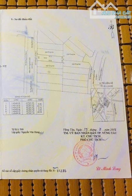 BÁN NHÀ MẶT TIỀN NGUYỄN TRỌNG QUẢN- P.8- TP.VT- S=100m2=5x20m BHR 3 TẦNG- GIÁ 9,1 TỶ - 3