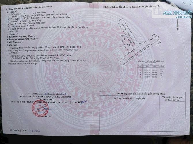 Cần bán lô đất góc 2 mặt tiền hẻm 6m Huỳnh Tấn Phát, Nhà Bè. Giá 5,8 tỷ - 3