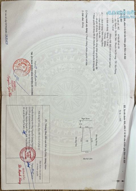 Linh bán 71 m bắc sơn, an dương , hp gần kcn chỉ 1,050 tỷ - 3