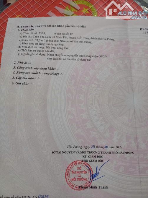 55m2 Thọ Linh, Minh Tân gần Ga Nam Hải Phòng - 3