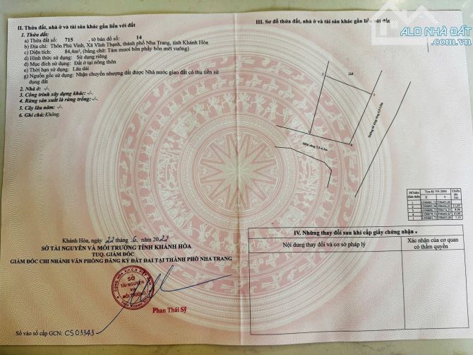 Bán lô đất 2 mặt tiền Phú Vinh, Vĩnh Thạnh. DT 84,5mv ngang hơn 7m - 3
