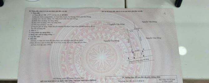 Bán đất Lương Quán, Nam Sơn, An Dương 50m giá chỉ 1,xx tỷ - 3