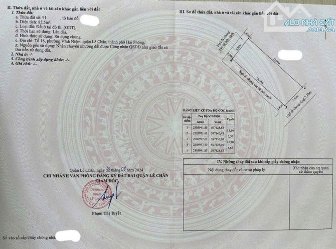 Đất ngay sau mặt đường Thiên Lôi, 86m, lô góc, ô.tô vào, Giá 4.1 tỉ - 3