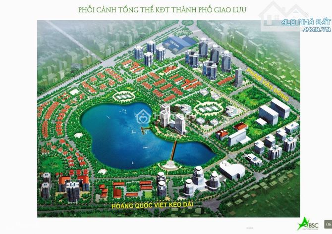 Bán Biệt Thự KĐT Thành Phố Giao Lưu: DT 700M2, 3 Mặt Tiền, View Hồ, KD sầm uất, Gía 260 Tỷ - 3