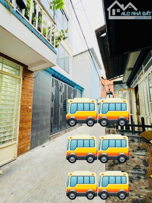 NHÀ 4TẦNG ĐÚC BTCT KHU ĐƯỜNG SỐ   X/1 CĂN THỨ NHẤT SÁT ĐƯỜNG XE HƠI  KHU ĐƯỜNG SỐ - Ô TÔ - 3