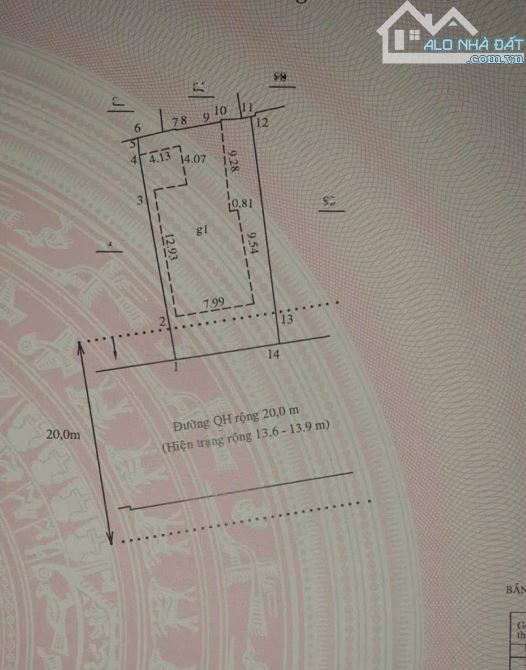 Bán lô đất mặt tiền Củ Chi . ngang 10,5m dt 217,6m  gần  bãi tắm Hòn Chồng  giá đầu tư - 3