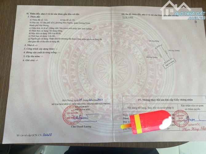 61,8m2 ngõ 176 Hòa Nghĩa chỉ 1ty250tr - 4