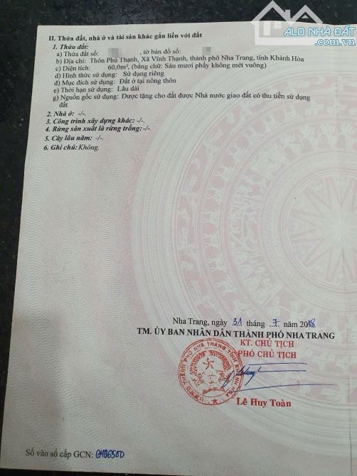 BÁN NHÀ ĐẸP SAU CHỢ GA VĨNH THẠNH Tp NHA TRANG,cách biển 5km - 4