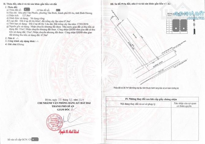 2,85Tỷ TL🔥Bán đất 2 mặt tiền_127,9m2 gần đường Cây Da, p.Tân Bình, Tp.Dĩ An - 5