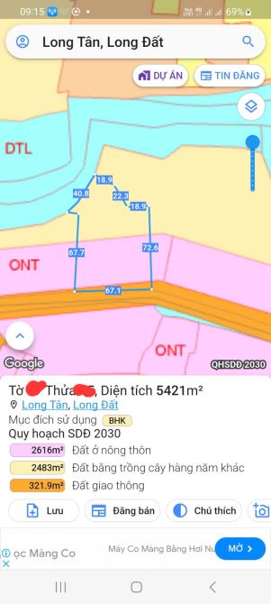 ĐẤT VIEW SUỐI - NGAY MẶT HỒ LỒ Ô - LONG TÂN-5421 M2 - 6
