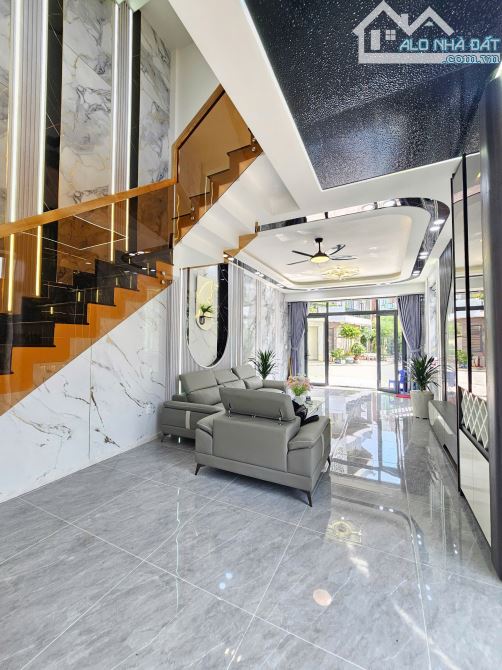 Bán căn góc 1T2L 4.6x20.5m hoàn công, đường N1 KDC Phú Huy p.Bình Chuẩn, ful nội thất - 6