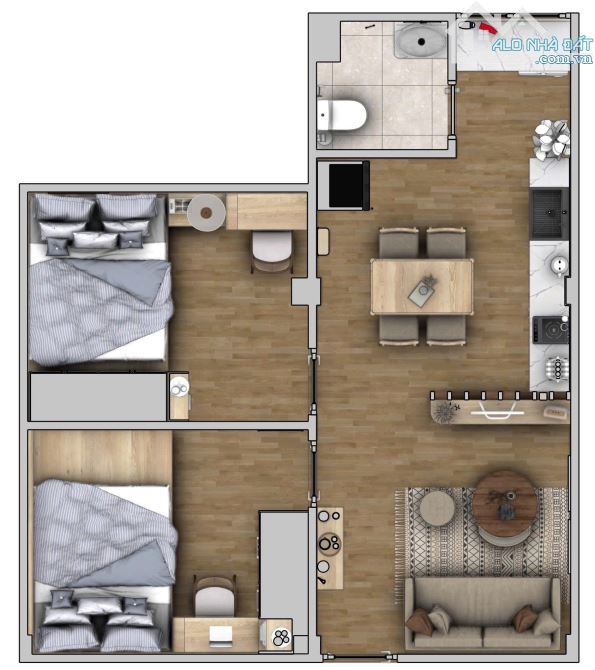 BÁN CHUNG CƯ MỚI ĐẸP NGÔ QUYỀN, P6, ĐÀ LẠT - 7