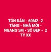 TÔN ĐẢN - 60M2 -2 TẦNG - NHÀ MỚI - NGANG 5M - 2 TỶ XX