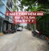 Bán nhà 2 mặt tiền chợ Phạm Văn Bạch – hẻm 6m thuê 8tr – chỉ 5 tỷ 7