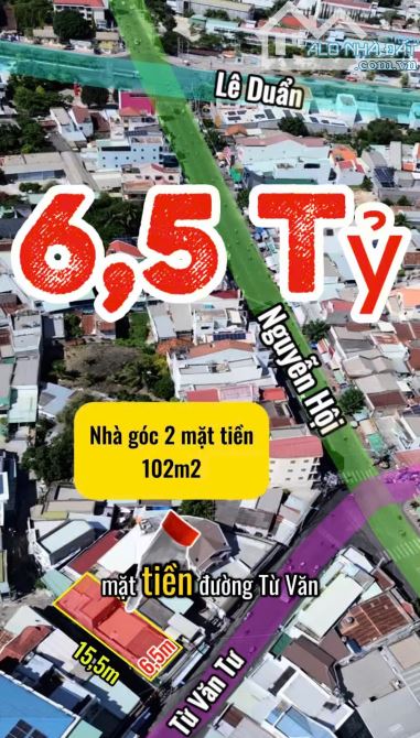 🎈Nhà góc 2 mặt tiền kinh doanh sầm uất Từ Văn Tư - Phan Thiết .