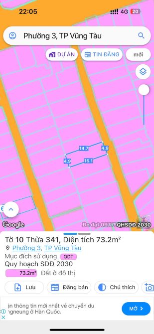 Bán căn nhà cấp 4, hẻm xe hơi đường Đồ chiểu - Phường 3 - TP vũng tàu.