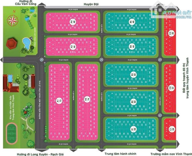 Bán đất nền cần thơ diện tích là 123m2, giá 1 tỷ