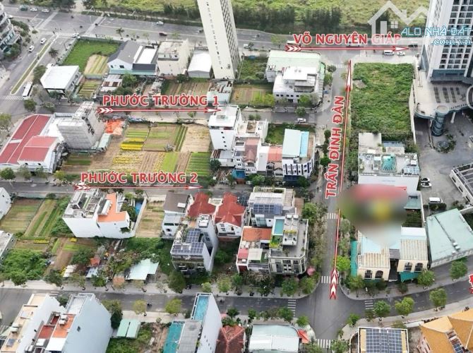 Bán đất mặt tiền Trần Đình Đàn thông biển - DT 405m ngang 13.5m- GỌI ĐÀM TIẾN❌