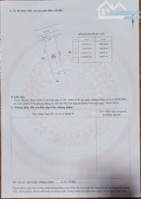 Bán 200m2 tại Phú Cát, Quốc Oai, Hà Nội tặng thêm vườn hoa trước cửa