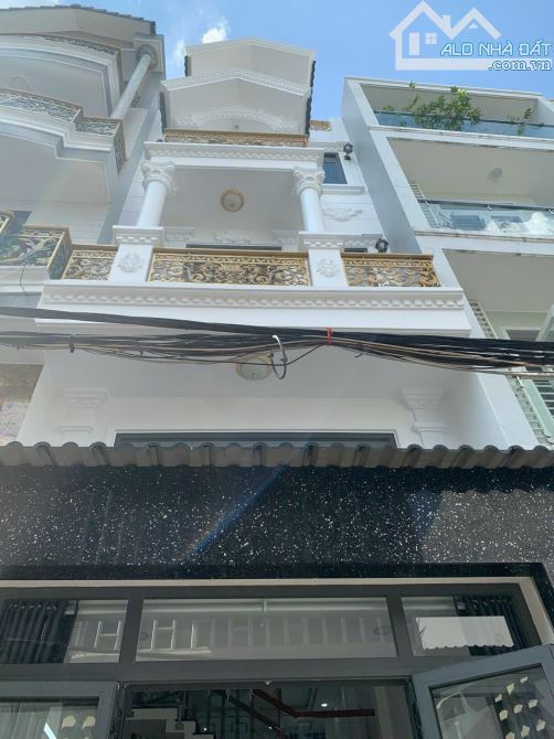 Bán  nhà phố cao cấp có thang máy hẻm 6m  P11 - Quang Trung  DT 4mx 15m Giá 10  tỷ