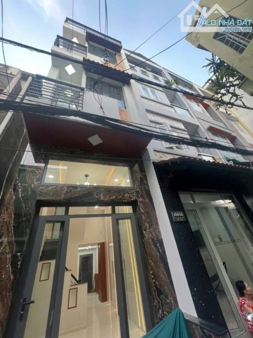 6.68 tỷ, nhà mới đẹp 5 tầng – Lý Thái Tổ Q10 – Hẻm rộng xe hơi tới cửa