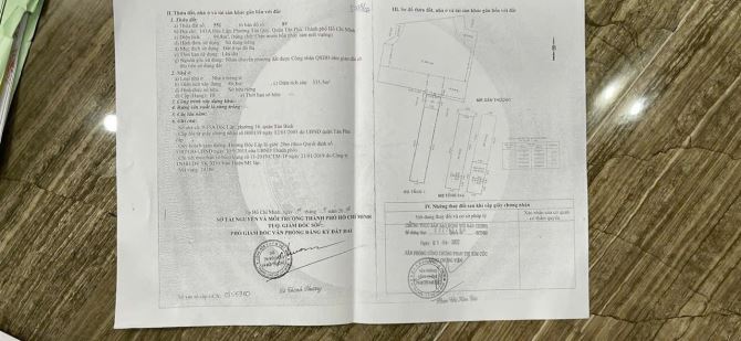 Chính chủ bán nhà Mặt tiền Độc Lập, P. Tân Quý, Q. Tân Phú
