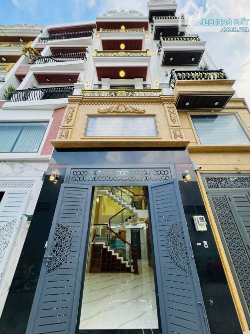 Nhà Hẻm Ô tô Đường Mã Lò, 52m2, 5 lầu, 5 P.Ngủ, Sổ Hồng Hoàn Công Đủ.