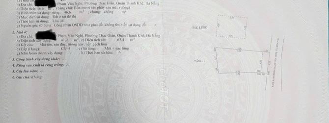 Bán nhà gác lửng kiệt Phạm Văn Nghị, bên hông có đường luồng thoáng mát - 5