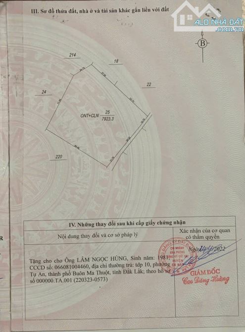 ❌❌ Bán đất 7923m2 thổ cư 200 giá chỉ 1 tỷ 4 (khu dân cư, đường oto)(Đất Eapal, Eakar)