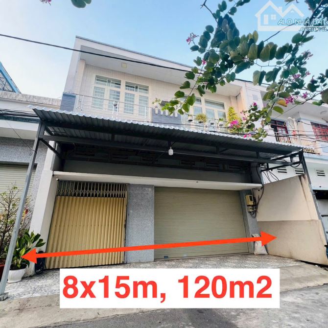 Bán nhà Tân Hoà Đông, 120m2, 8x15m, Đường nhựa Ô TÔ 10m thông, Giá TL
