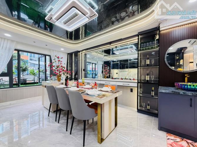 NHÀ GÒ VẤP ĐƯỜNG LÊ VĂN THỌ P8 CÓ THANG MÁY 4X19M HẺM THÔNG 12M 15 TỶ CÔNG VIÊN LÀNG HO - 10
