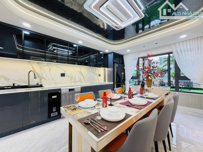 NHÀ GÒ VẤP ĐƯỜNG LÊ VĂN THỌ P8 CÓ THANG MÁY 4X19M HẺM THÔNG 12M 15 TỶ CÔNG VIÊN LÀNG HO - 11