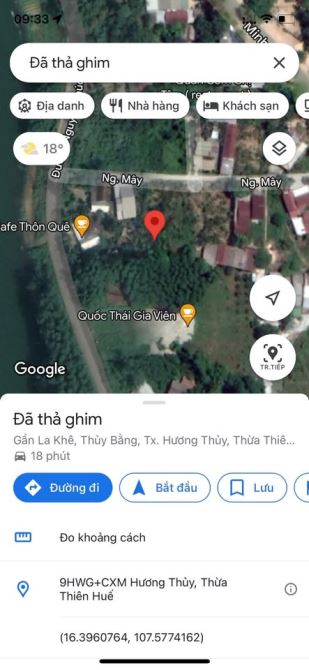 Đất Thuỷ Bằng kiệt Minh Mạng, tp Huế. - 1