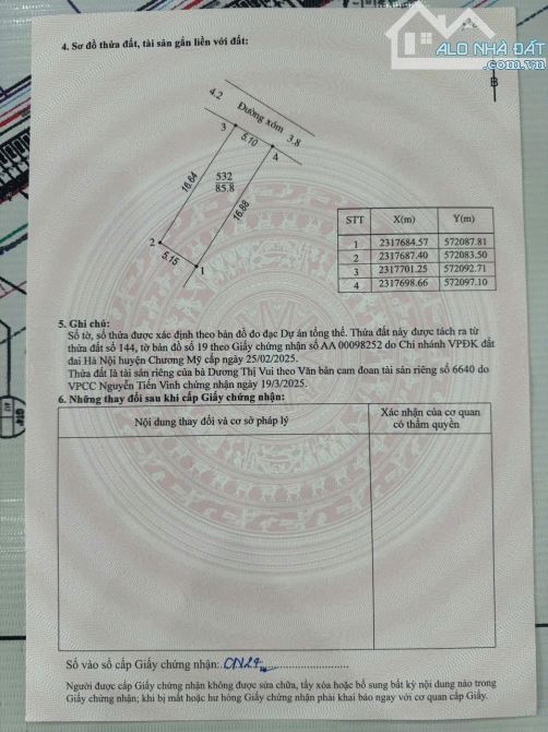Bán gấp lô đất 85m Phượng  Châu Chương Mỹ Hà Nội đường oto thông  tránh nhau - 1