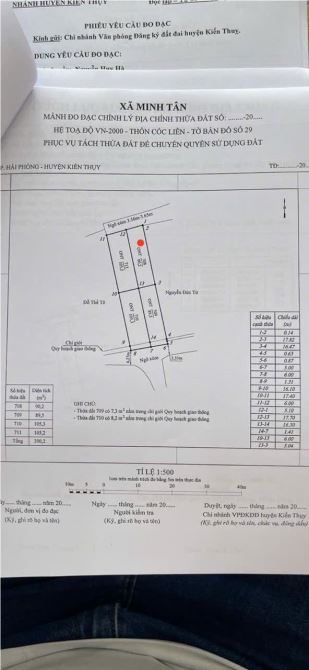 8xx triệu có ngay 90m2 ngang 5m tại Cốc Liễn Minh Tân - 1