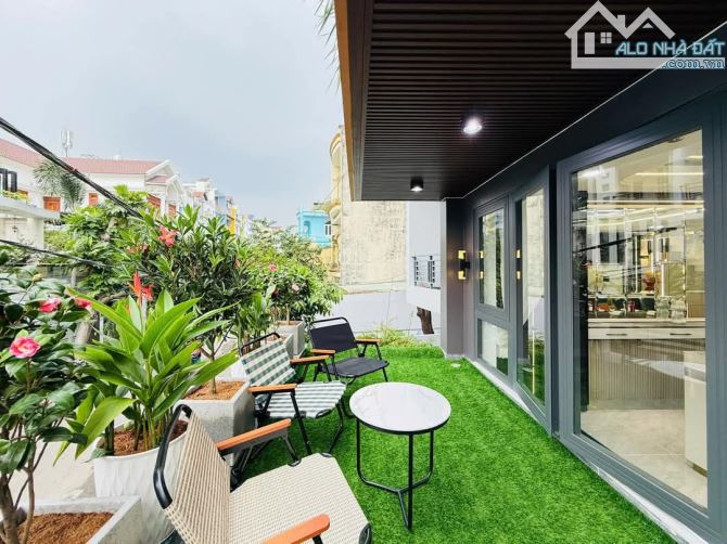NHÀ GÒ VẤP ĐƯỜNG LÊ VĂN THỌ P8 CÓ THANG MÁY 4X19M HẺM THÔNG 12M 15 TỶ CÔNG VIÊN LÀNG HO - 13